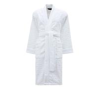 Philipp Plein - Kimono Bathrobe Hexagon - unisex - Vêtements de nuit et de détente - Blanc - Taille: 2XL