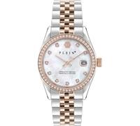Philipp Plein Montre à affichage analogique or / argent / blanc perle, Taille One Size