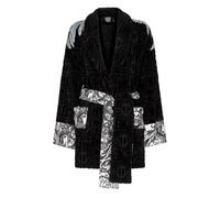 Philipp Plein - Peignoir court Silver Eagle - Femme - Vêtements de nuit et de détente - Noir - Taille: 38/40 FR