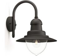 Philips 01652/30/PN Applique d'extérieur Raindrop 1xE27 IP44 noir