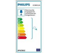 Philips - 153883116 Creek Lanterne Murale Aluminium Blanc 1 x 60 W Blanc G