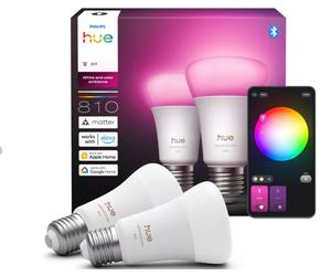 Philips 36436300 app-compatible E27 LED smart bulbs colour dimmable (ampoules in
