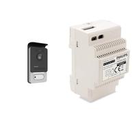 Philips 531006 Platine de Rue supplémentaire Gris & 531010 Alimentation modulaire Blanc