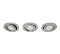 Philips - 591834816 - Spot encastrable Led Asterope - Aluminium Transparent G