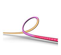 Philips Hue White and Color, Kit démarrage Lightstrip Hue Play gradient PC, écran 24-27 pouces + Pont, synchronisation de la lumière avec le jeu, compatible Alexa, Google et Apple Homekit