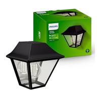 Philips Applique murale extérieure Alpenglow Aluminium IP44 E27 ampoule vendue séparément Noir