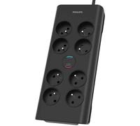 Philips ALPHIPFSPN7080B SPN7080BA/60 Multiprise 8 prises 3680 W 16 A 2 m Noir