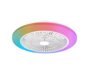 Philips Amigo RGB - plafonnier ventilateur LED 50 cm 40 W + 20 W