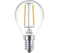 Philips Ampoule flamme transparente à filament 25 P45 E14