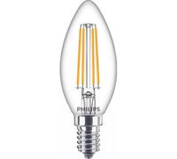Philips Ampoule Flamme Transparente À Filament 60w B35 E14