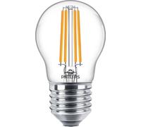 Philips Ampoule flamme transparente à filament 60W P45 E27