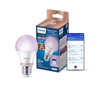 Ampoule LED intelligente Philips E27 RGB Wi-Fi Bluetooth 806 lm