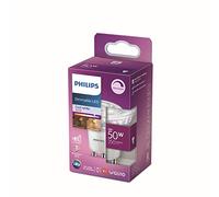 Philips Ampoule LED classique à intensité variable [spot GU10] 50 W, blanc froid (4000 K