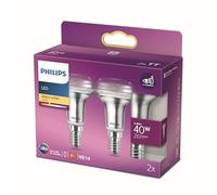 Philips LEDclassic Pack de 2 ampoules R50 E14, 2700 K, 2,8 W, 8718699774257, R50