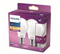 Philips Ampoule LEDclassic A60 E27 10,5 W 2700 K Pack de 2