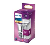 Philips ampoule LED Réflecteur R63 E27 40W Blanc Chaud, Verre