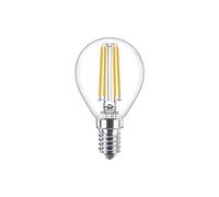 Philips ampoule LED Sphérique E14 60W Blanc Chaud Claire, Verre