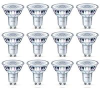 Philips ampoule LED Spot GU10 50W Blanc Chaud, Verre, 2 Lot de 6 (Pack of 2)