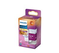 Philips ampoule LED Spot GU5.3 50W Blanc Chaud, Compatible Variateur
