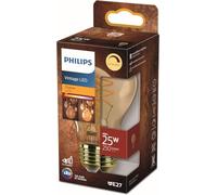 Philips ampoule LED Standard E27 25W Blanc Chaud Ambré, Compatible Variateur, Verre