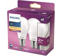 Philips Ampoule LED LEDclassic A60 E27 2700 K 4,5 W Pack de 2