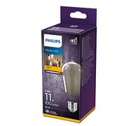 Philips ampoule LED Standard Edison Modern Filament Mini Smoky E27 11W Blanc Chaud, Verre