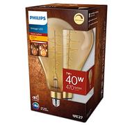Philips ampoule LED Standard Giant A160 E27 40W Ambrée, Compatible Variateur, Verre