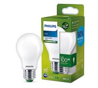 Philips ampoule LED Ultra Efficient Classe A, 100W, culot E27, blanc froid 4000K, dépolie, verre