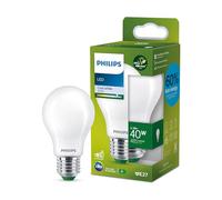 Philips ampoule LED Ultra Efficient Classe A, 40W, culot E27, Blanc froid 4000K, dépolie