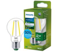 Philips ampoule LED Ultra Efficient 40W, culot E27, blanc froid 4000K, transparente