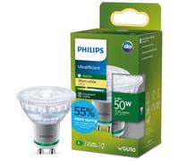 Philips, ampoule LED Ultra Efficient 50W, culot GU10, blanc chaud 2700K