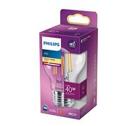 Philips Ampoule - Philips Ampoule, 4,3 W, 40 W, E27, 470 LM, 15000 h, Blanc Chaud