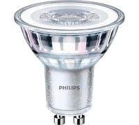 PHILIPS Ampoule Spot LED, Spot GU10, 4.6W (équivalent 50). Non dimmable, blanc chaud, lot de 10