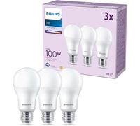 Philips Ampoule LED 8719514451339 CEE E (A - G) E27 13 W = 100 W blanc naturel 3 pc(s)