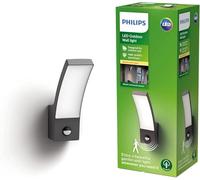 Philips Applique murale Splay – LED 12W Infrarouge avec détecteur de mouvement – Anthracite