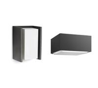 Philips applique murale Bridge 1x15W, anthracite & HEDGEHOG Applique max. 1x42W E27 - Anthracite