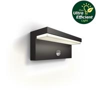 Philips Applique murale Bustan 3,8 W, Applique d'extérieur, Anthracite, Métal, IP44, Terrasse, Jardin, I