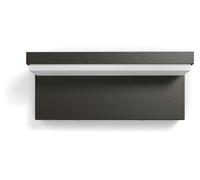 Philips Applique murale Bustan 3,8 W, Applique d'extérieur, Anthracite, Métal, IP44, Terrasse, Jardin, I