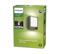 Philips Applique d'extérieur LED myGarden Arbour - 17x22 cm, 4000 K, 6 W, IP44, Anthracite