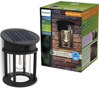 Philips, Applique murale Geri, UE, Noir, Métal, Plastique, IP44, Classe III, Moderne, Jardin, Terrasse