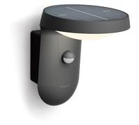 Applique solaire LED Philips 8719514476950 Tyla IP44 1,2W 255lm 4000K anthracite avec détecteur de mouvement