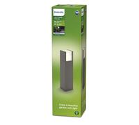 Philips myGarden - Luminaire d'extérieur LED 40x10 cm, 4000 K, 6 W, anthracite 915005194002