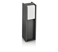PHILIPS Borne Exterieur LED, Luminaire Exterieur, Gris Anthracite, Résistant à l'eau IP44, Bridge pour éclairage de votre maison, jardin, patio et terrasse