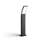 Philips Borne Exterieur LED, Luminaire Exterieur, Gris Anthracite, Résistant à l'eau IP44, Philips Splay pour éclairage de votre maison, jardin et terrasse