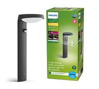 LED TYLA IR 9W 4000K 930lm IP44 40cm anthracite Philips Capteur de trafic Poteau de jardin