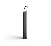 Philips, borne extérieure LLED Splay, 12 W, anthracite, lumière blanc chaud 2 700 K, indice de protection IP44, source lumineuse intégrée