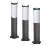 PHILIPS Borne extérieure Utrecht - Métal - LED - 1x20W - Gris - Contemporain - Design (Lot de 3)