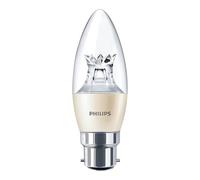 Philips Bougie LED 5,5 W (40 W) BC Blanc très chaud DimTone