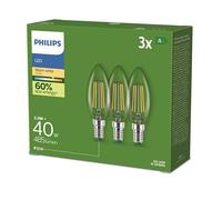 Philips 8720169325074 LED CEE A (A - G) E14 2.3 W = 40 W blanc chaud 3 pc(s)