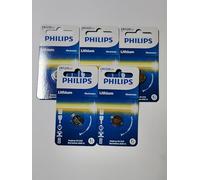 PHILIPS CR1220 Lot DE 5 Piles AU Lithium 3V